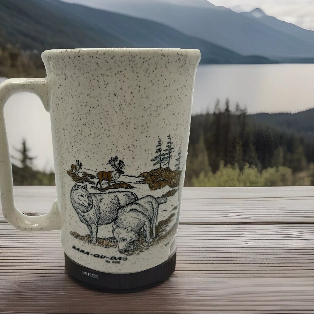 Tams Barracuda Arctic Wildlife Refuge Mug 12oz Stoneware Mug Vintage  Design